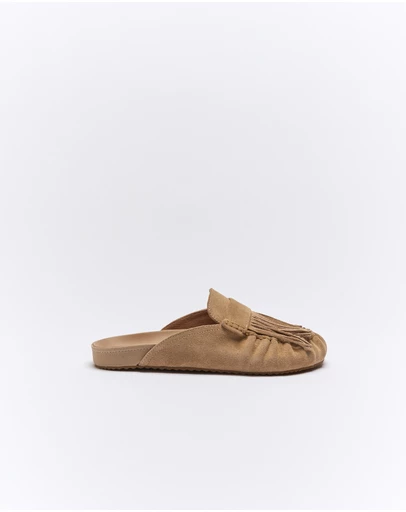 Walnut Melbourne - Myla Leather Mule