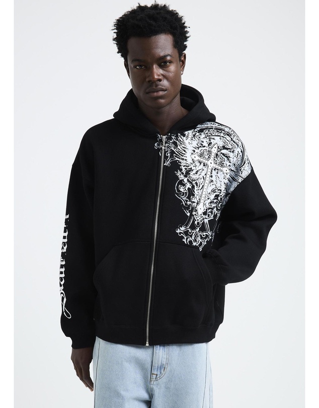 Standard - Crucifix Zip Hoodie