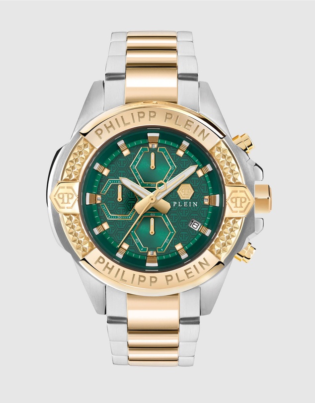 Philipp Plein - THE $KULL CHRONO 44mm Two-Tone Multifunction