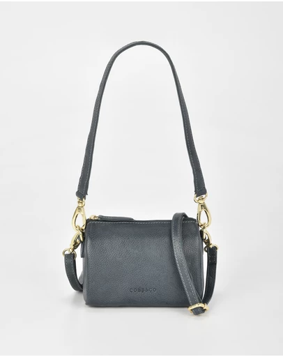Cobb & Co - Botany Classic Barrel Leather Crossbody Bag