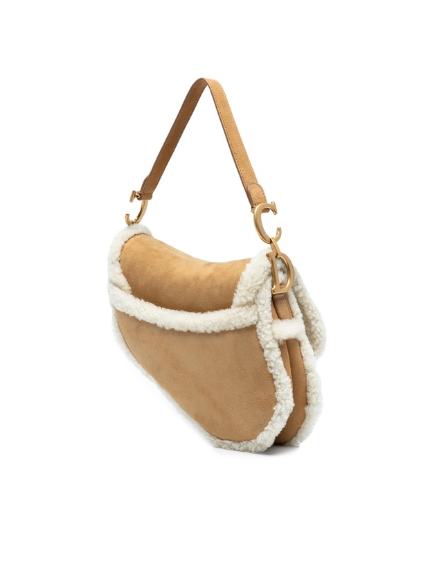 Pre-Loved by Azura Reborn - Pre-Loved Shearling Suede Saddle Bag