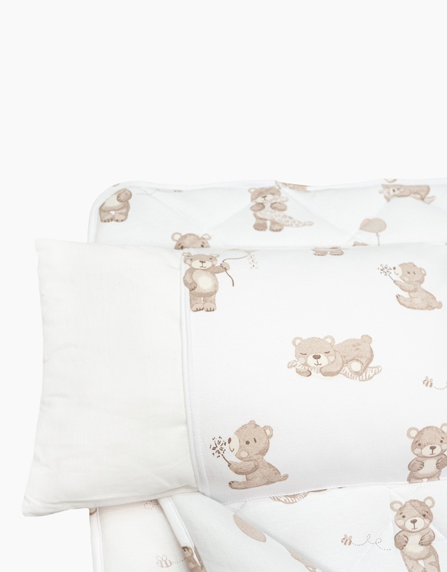 Living Textiles - Deluxe Nap Mat - Cuddly Bear