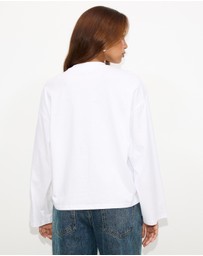 Dazie - Nostalgia Oversized Long Sleeve Tee