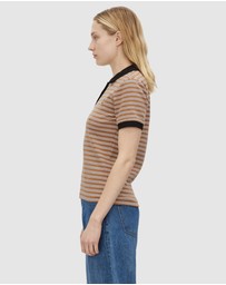 C&M CAMILLA AND MARC - Platinum Short Sleeve Polo