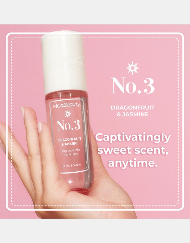 MCoBeauty - Fragrance Mist Hair & Body 90ml - No.3 (Dragonfruit & Jasmine)