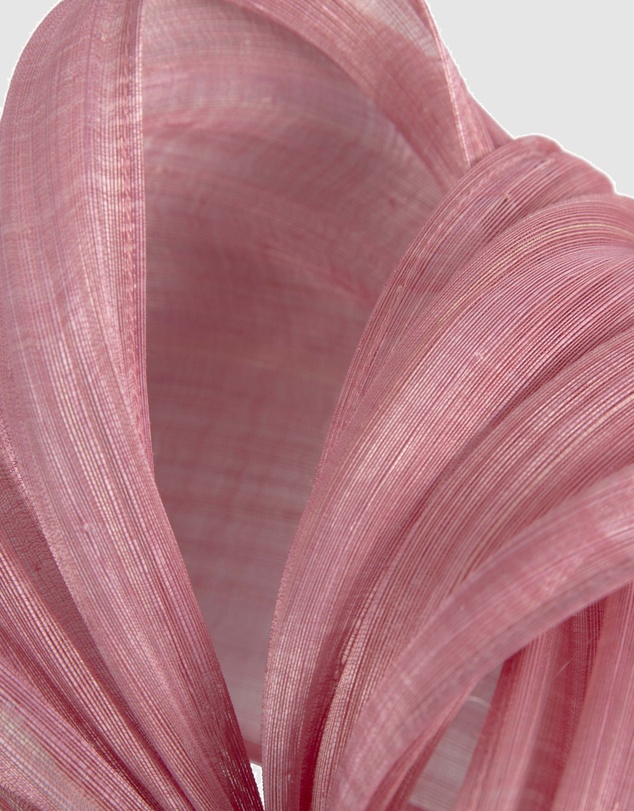 Fillies Collection - Bespoke Dusty Pink Bow Racing Fascinator