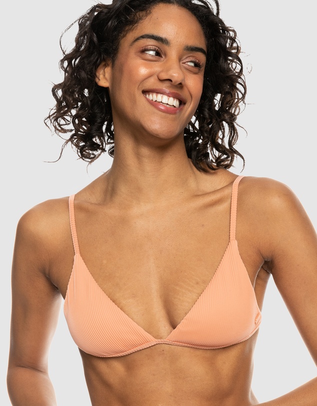 Roxy - Rib Roxy Love The Quiver Tri Bikini Top For Women