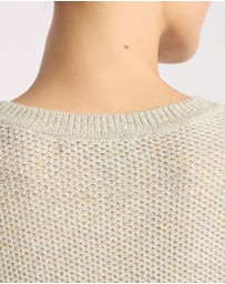 David Lawrence - Moss Stitch Knit Jumper