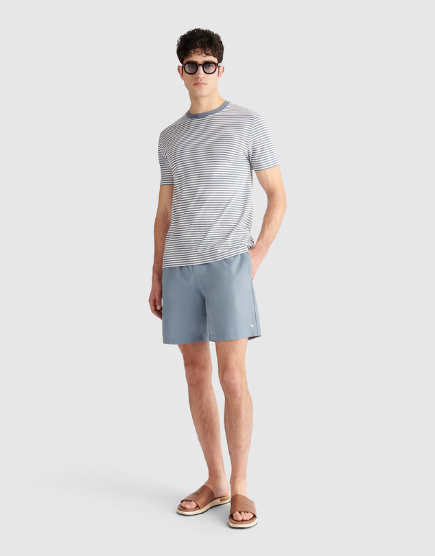 Peckham Rye  - Peckham Rye Textured Stripe SS T-Shirt