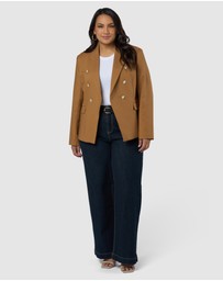 Something 4 Olivia - Madeleine Button Blazer
