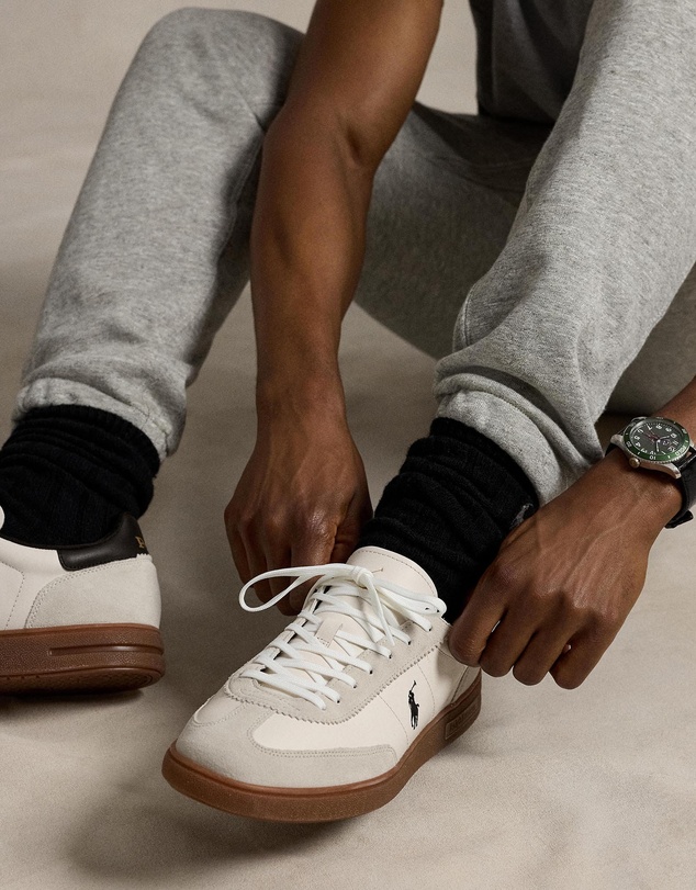 Polo Ralph Lauren - Bedford Leather-Suede Sneakers - Men's