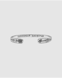 Haze & Glory - ICONIC EXCLUSIVE - Bracelet Men Bangle Coconut Society in 925 Sterling Silver