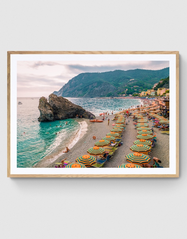 Inka Arthouse - Monterosso Beach Italy Art Print