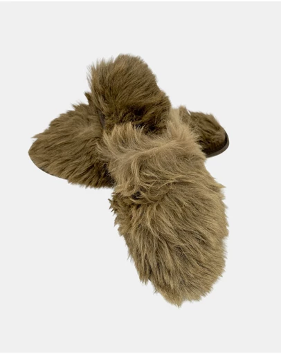Jacaru - Jacaru 6264 Kangaroo Fur Slippers