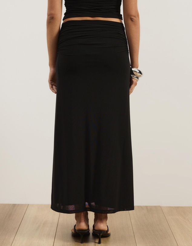 Atmos&Here - Thea Mesh Midi Skirt