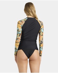 Billabong - Womens Des Tropiques Long Sleeve Rash Vest