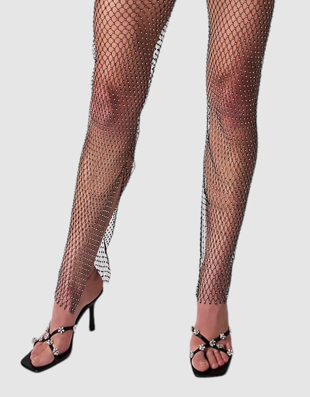 High Heel Jungle - Siren Crystal Mesh Pant