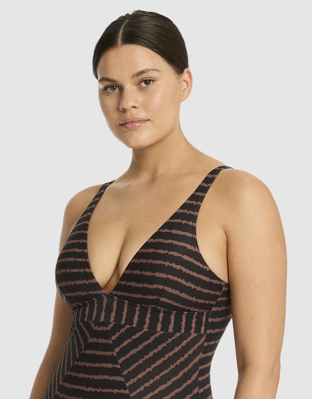 Sea Level Australia - Riptide Scoop Back Panel Line One Piece