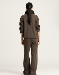 IDA+S - Reina Merino Wool Quarter-Zip Pullover