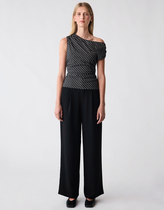 Esmaee - Oneway Stripe Top