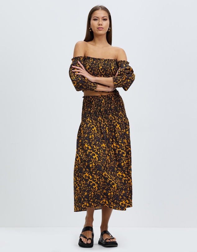 Third Form - Blur Out Off Shoulder Top