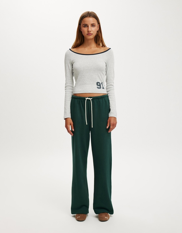 Cotton On - The Ls Off Shoulder Graphic Tee