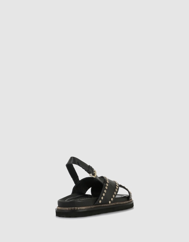 S by Sempre Di - Noir Sandals