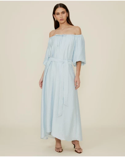 The Fated - Adjustable Neck Midi Dress
