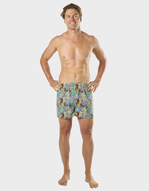 Mitch Dowd - Mens Cats And Dogs Boxer Shorts 3 Pack - Multi
