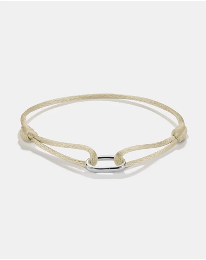 THOMAS SABO - THOMAS SABO Connect Textile Bracelet Beige
