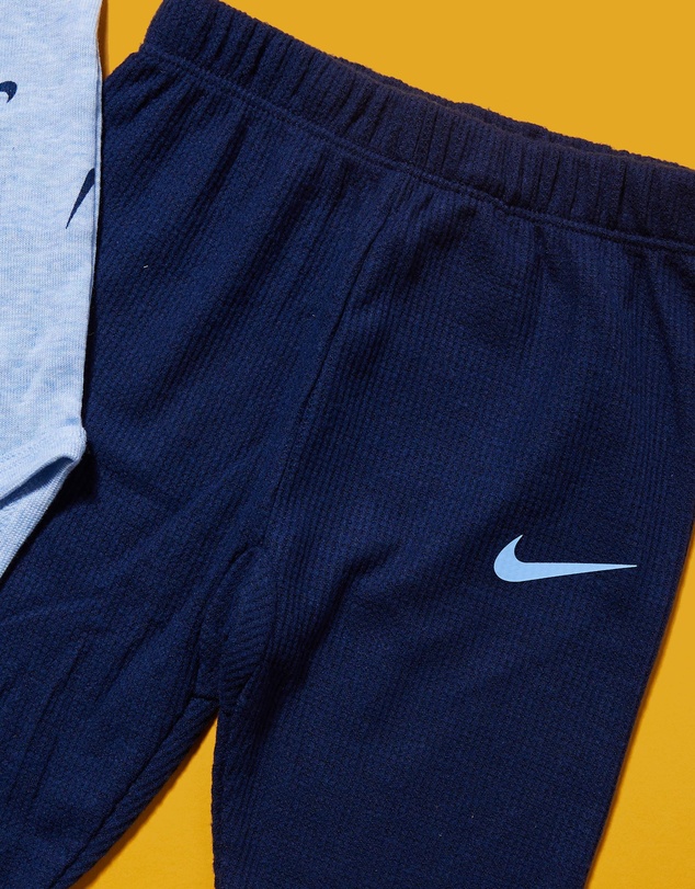 Nike - 3-Pack Bodysuit Waffle Pants Set - Babies