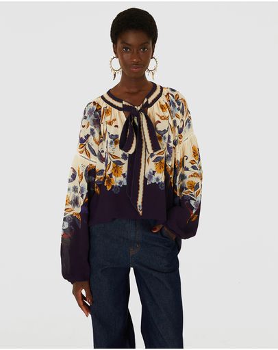 Golden Nature Navy Blue