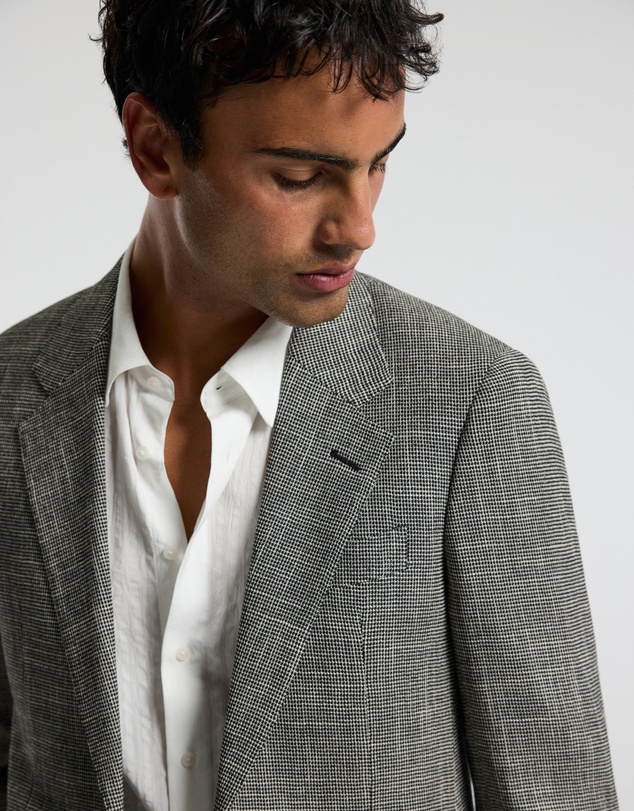 Calibre - Gridmesh Blazer Basalt