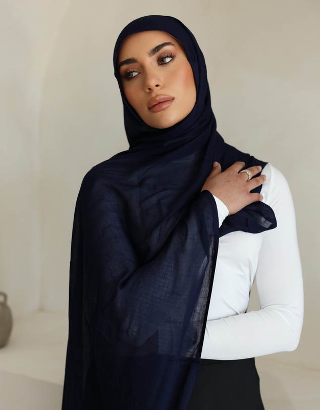 Mod Squad - Double Stitch Hijab- Ink