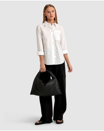 Oxford - Ariel Tape Trim Cotton Shirt