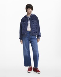 Desigual - Denim print sweatshirt