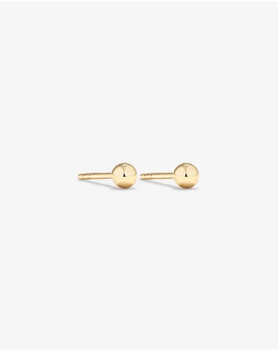 Michael Hill - 3mm Ball Stud Earrings in 10kt Yellow Gold