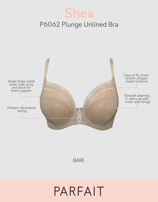 Parfait - Shea Supportive Full Bust Plunge Bra