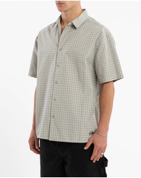 Nena & Pasadena - Baseline Button Up SS Shirt
