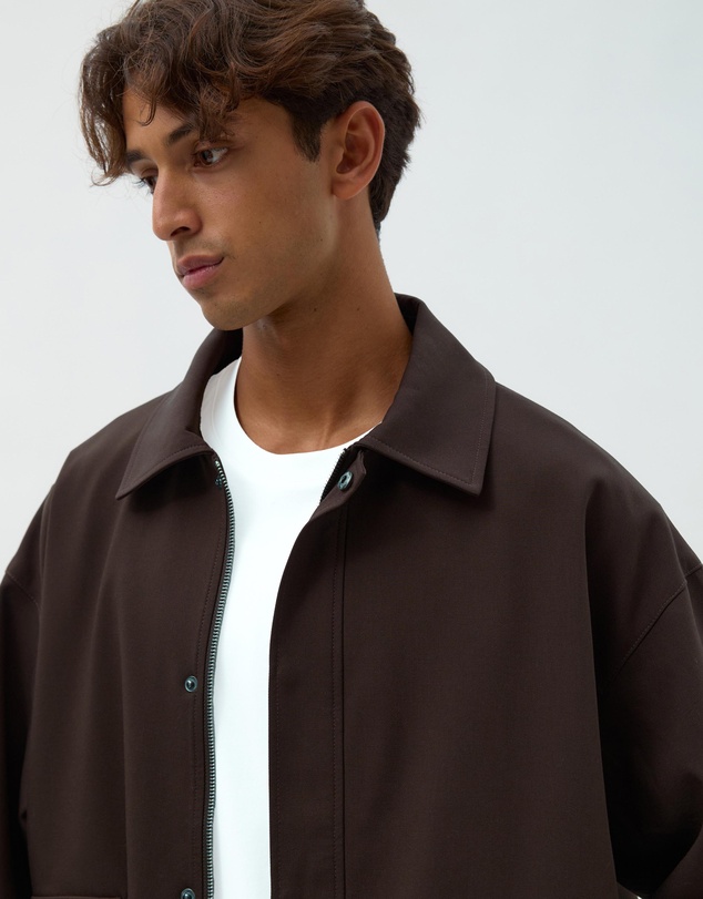 AERE - Boyd Collar Bomber Jacket