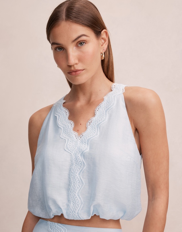 Forever New - Maeve Lace Tie Top
