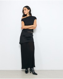 AERE - Karina Leather Ankle Boots