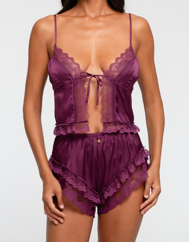 One Empire - Kaia Cami Shorts Set - Purple