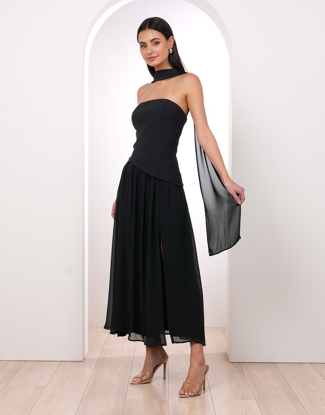 Pilgrim - Meya Corset Scarf Maxi Dress