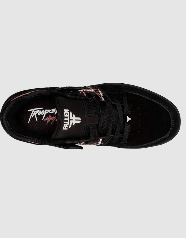 Fallen Footwear - Fallen Footwear Men Trooper 5250 True Fit Cupsole Shoes Black