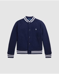 Polo Ralph Lauren - Fleece Baseball Jacket - Kids - The Iconic Exclusive
