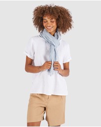 CAMIXA - French Linen Crinkled Scarf