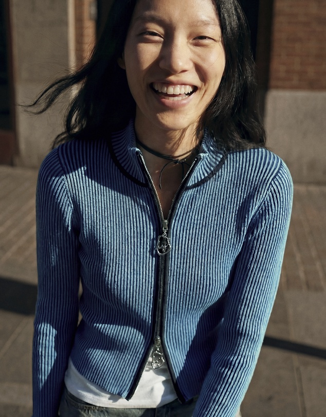 Desigual - Iridescent Knit Zip Jacket