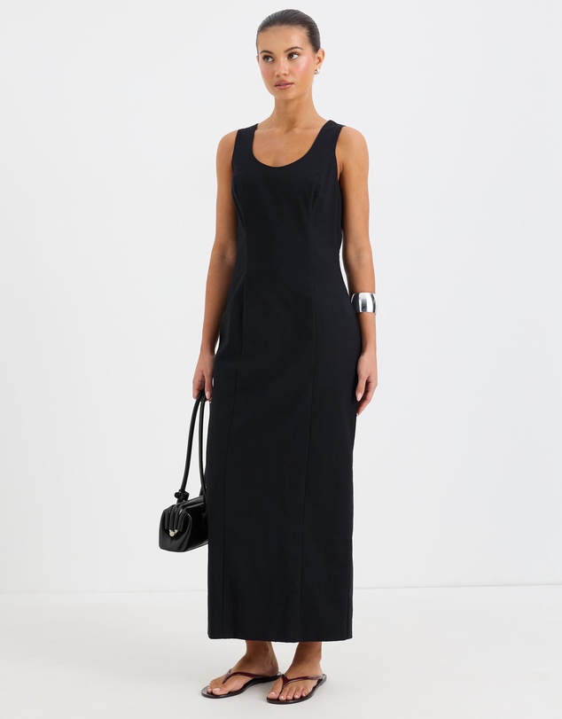 Calli - Ella Scoop Neck Midi Dress