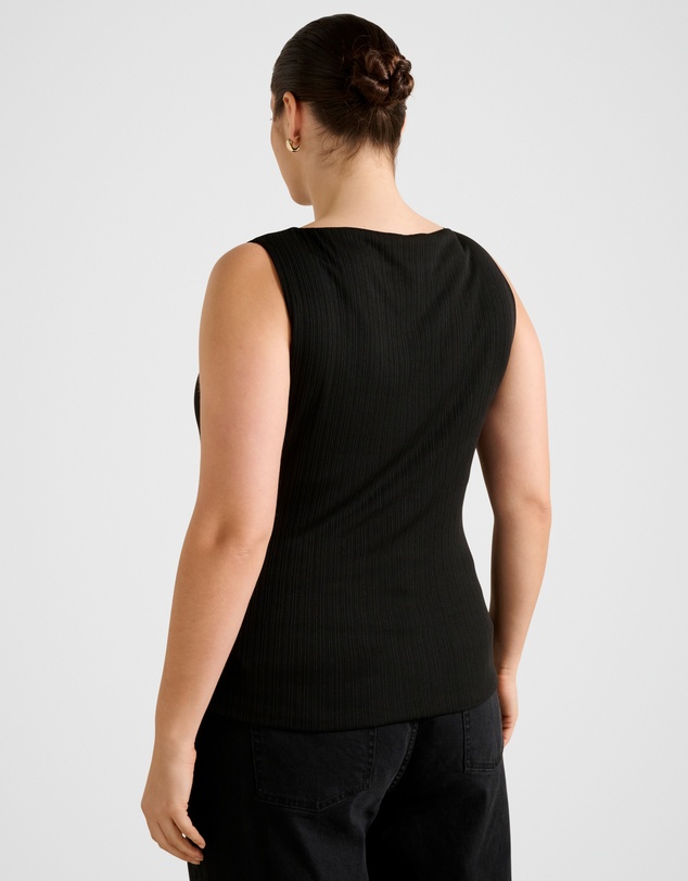 Forever New Curve - Frankie Curve Boat Neck Tank Top